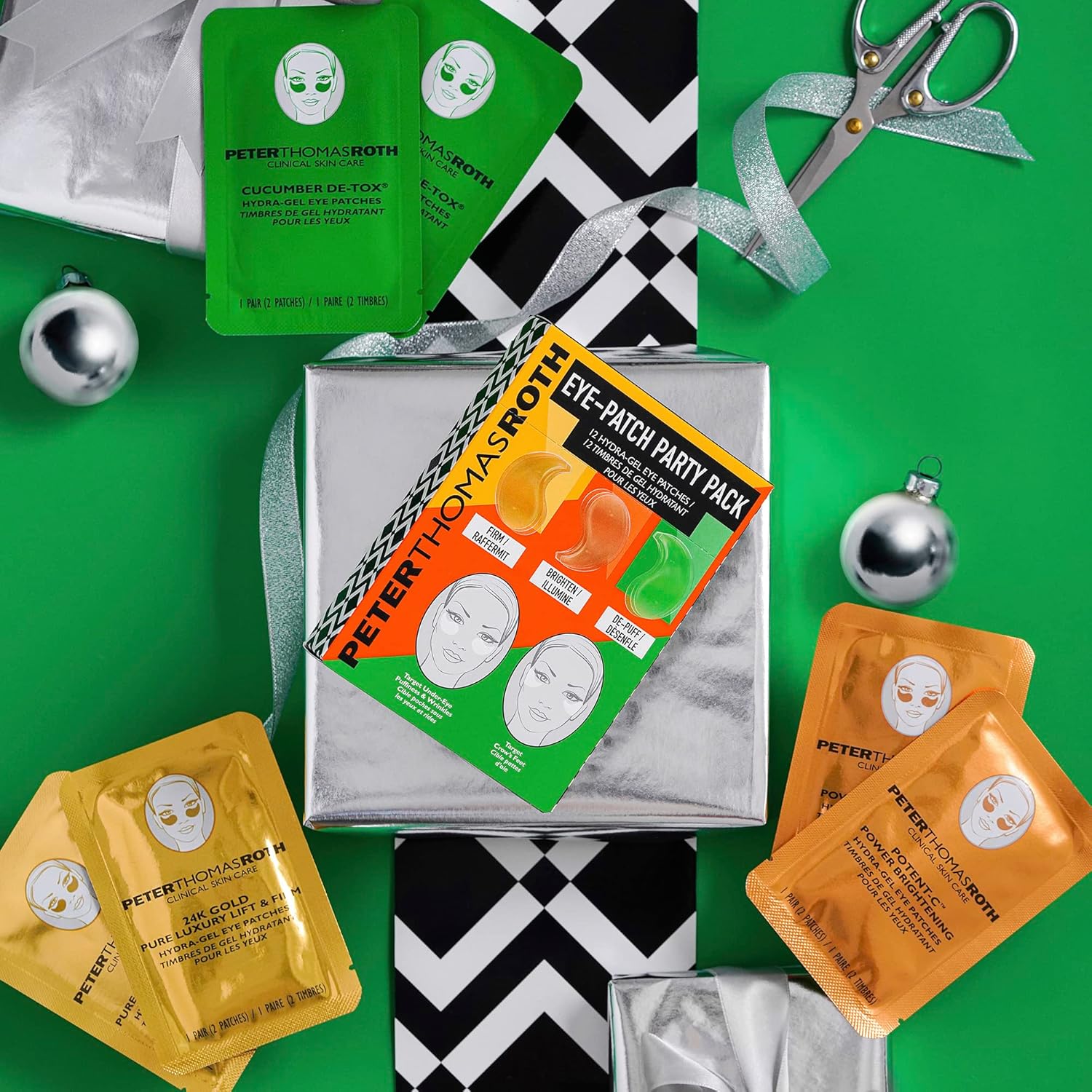 Peter Thomas Roth | Eye-Patch Party Pack 12 Hydra-Gel Eye Patches : Beauty & Personal Care