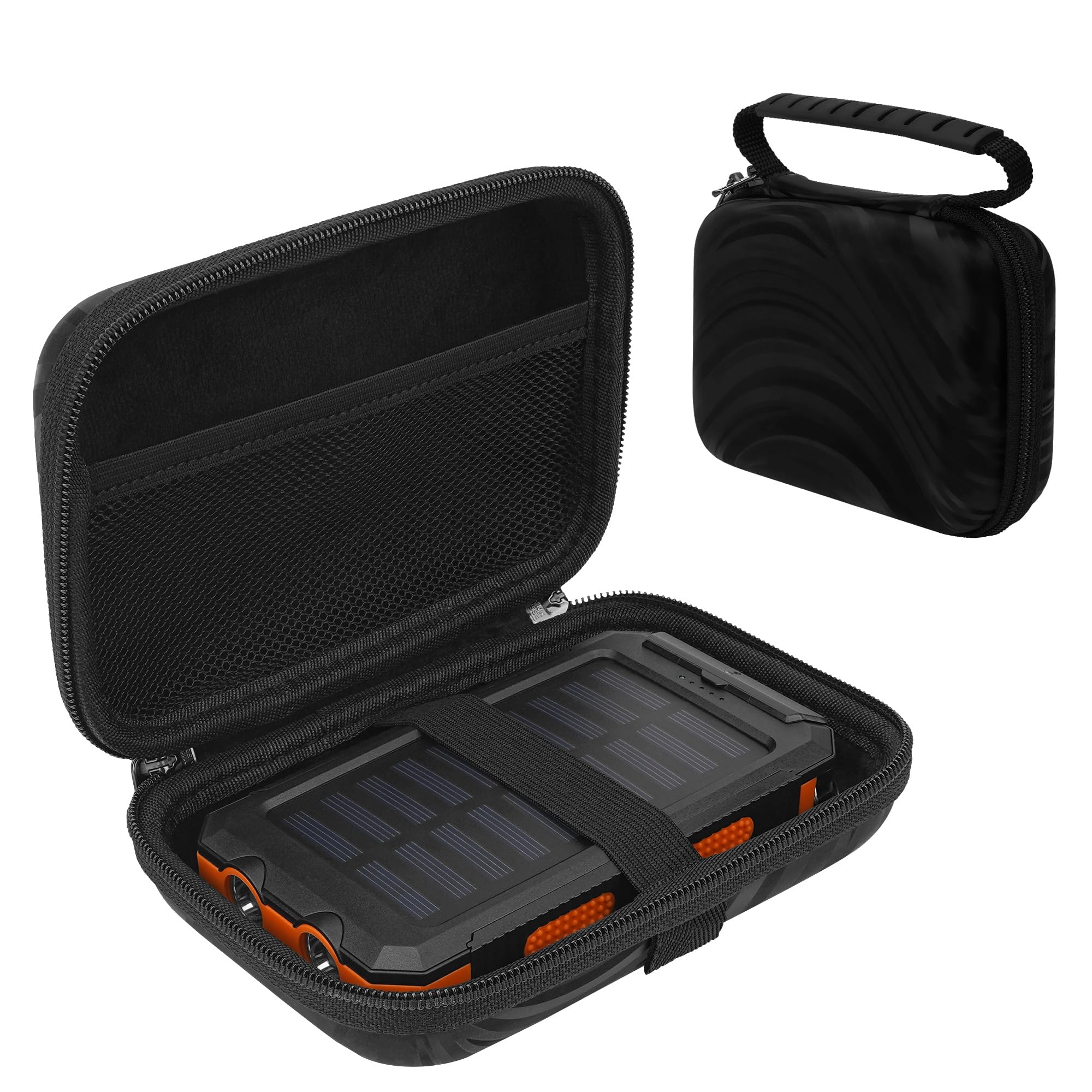 Portable Solar Charger Power Bank Travel Case - Hard Storage Box Compatible with Anker PowerCore 10K and Durecopow