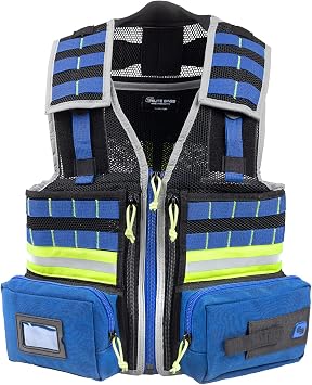 Elite Bags E-VEST For Emergency Medical Technicians EMT Vest S/M