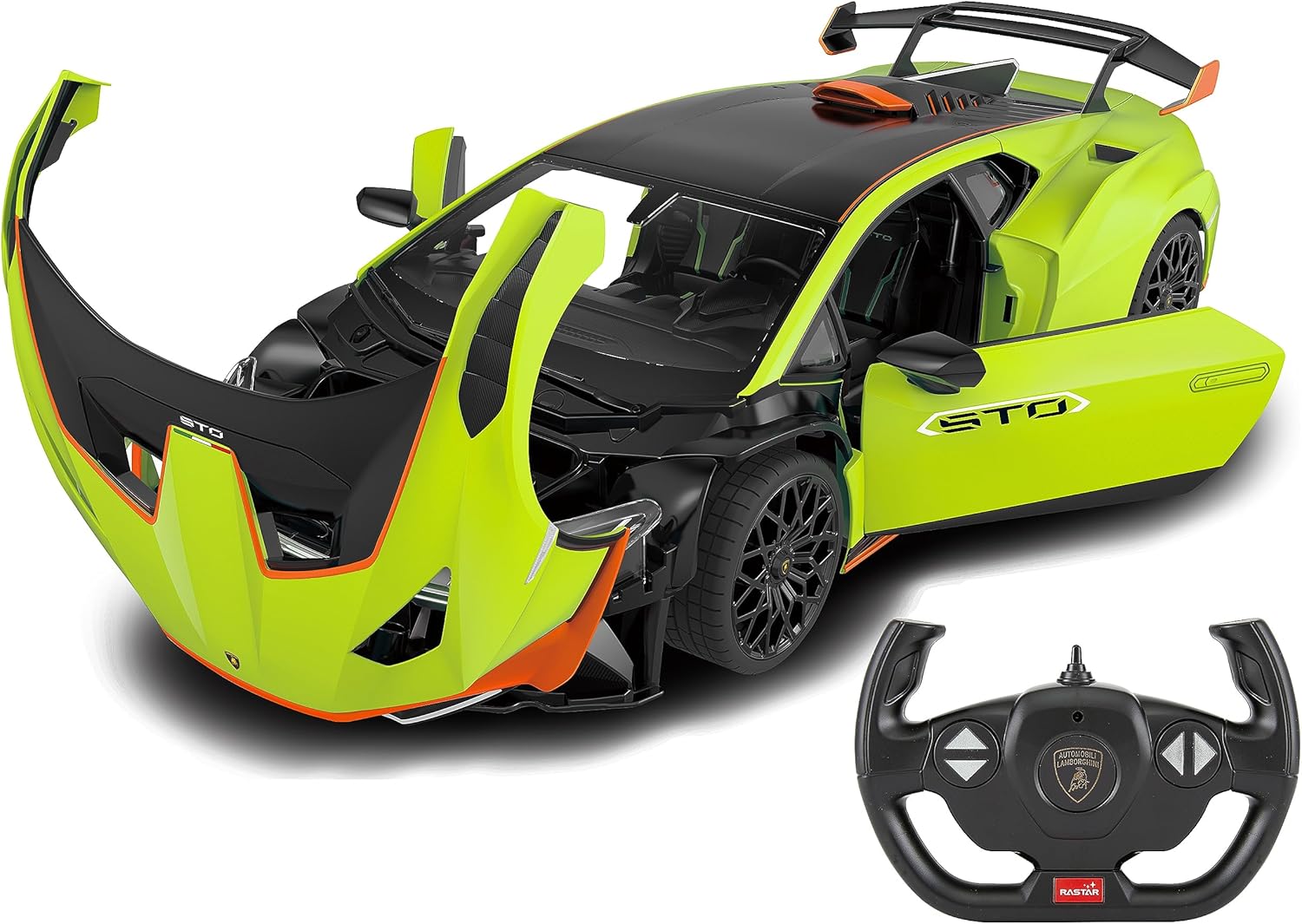 JAMARA Lamborghini Hurricane STO 1:14 2.4GHz Manual Door Transparent Windshield LED Light RC Car