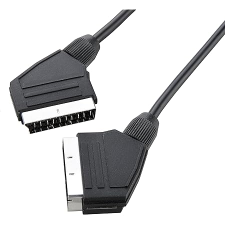 Ross SC15-RO SCART Lead Cable, Black