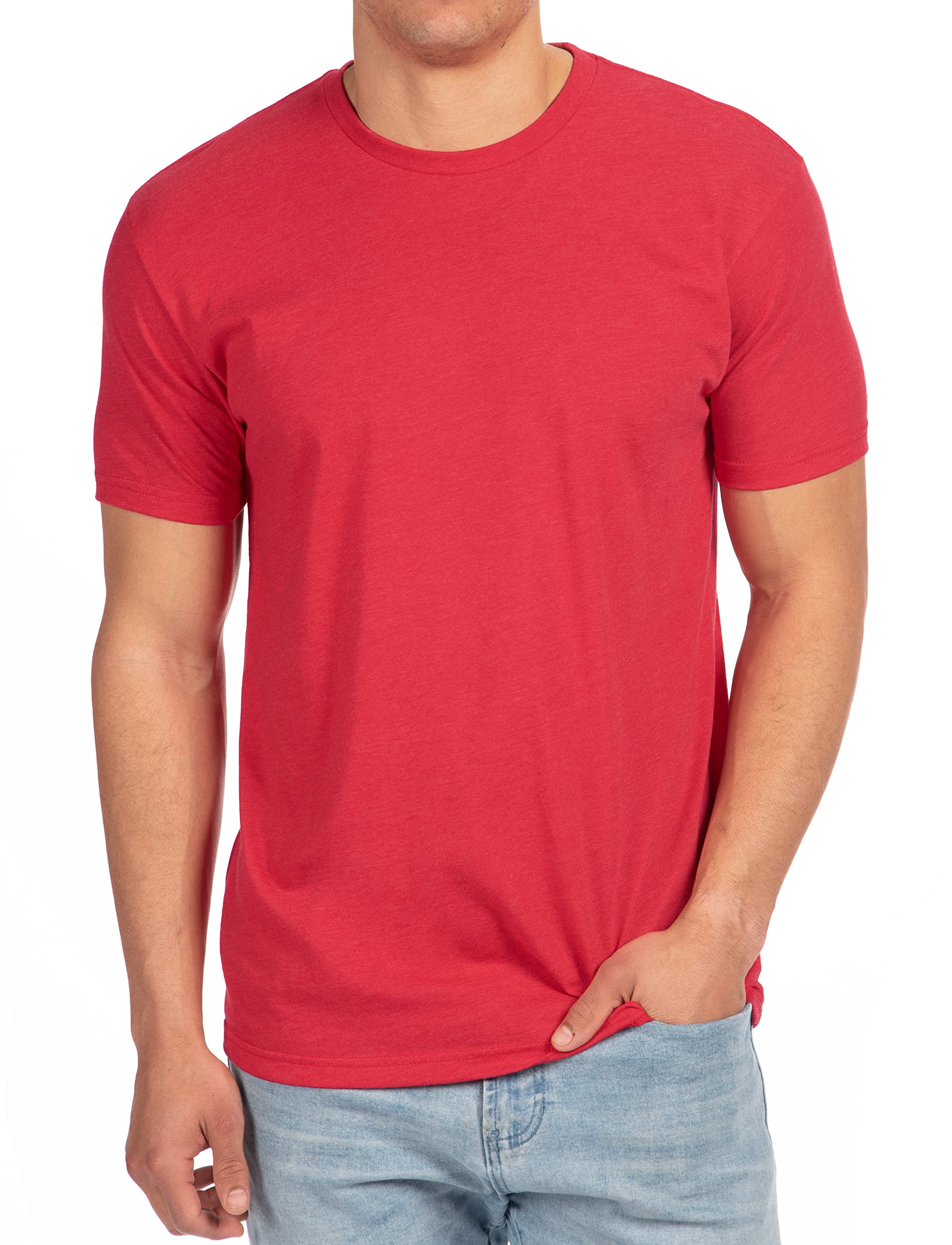 Next Level N6210 Men's CVC Crew Red L