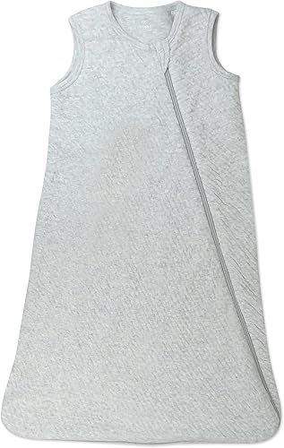 HonestBaby Manta con cremallera frontal 100% algodón orgánico para bebés, niños y niñas