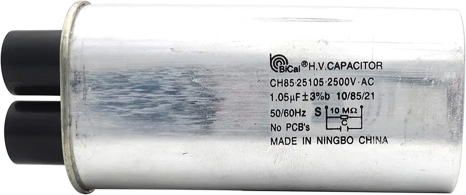 METER STAR Capacitor Alta Tensão Forno Micro-Ondas Industrial Hvc Ch85.25105.2500Vac 1,05Uf +-3% B 10/85/21 Universal Compatível Com 99% Das Marcas Forno De Micro-Ondas Sem Placa De Circuito Impresso