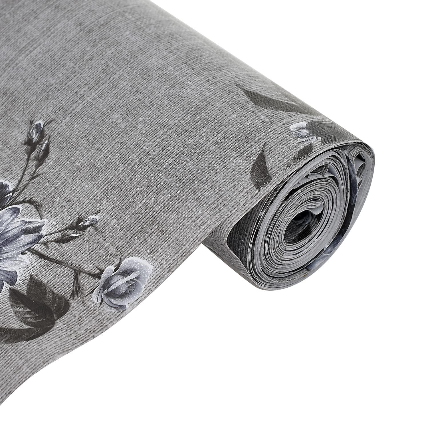 Amazon Brand - Solimo PVC Anti Slip Shelf Mat - (Floral Print, Length-5 Metres, Grey), Polyester offers donot miss 2 Amazon Brand - Solimo PVC Anti Slip Shelf Mat - (Floral Print, Length-5 Metres, Grey), Polyester offers donot miss