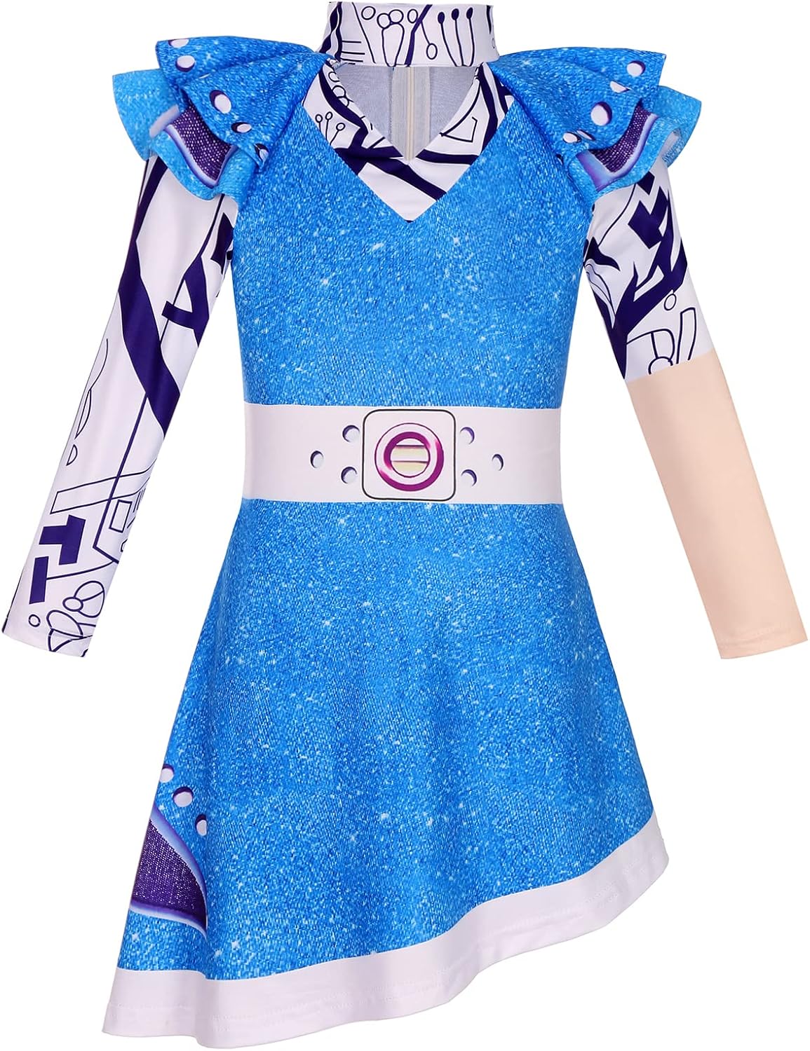 Zombies Alien Costume for Girls Movie Cosplay Dress Up