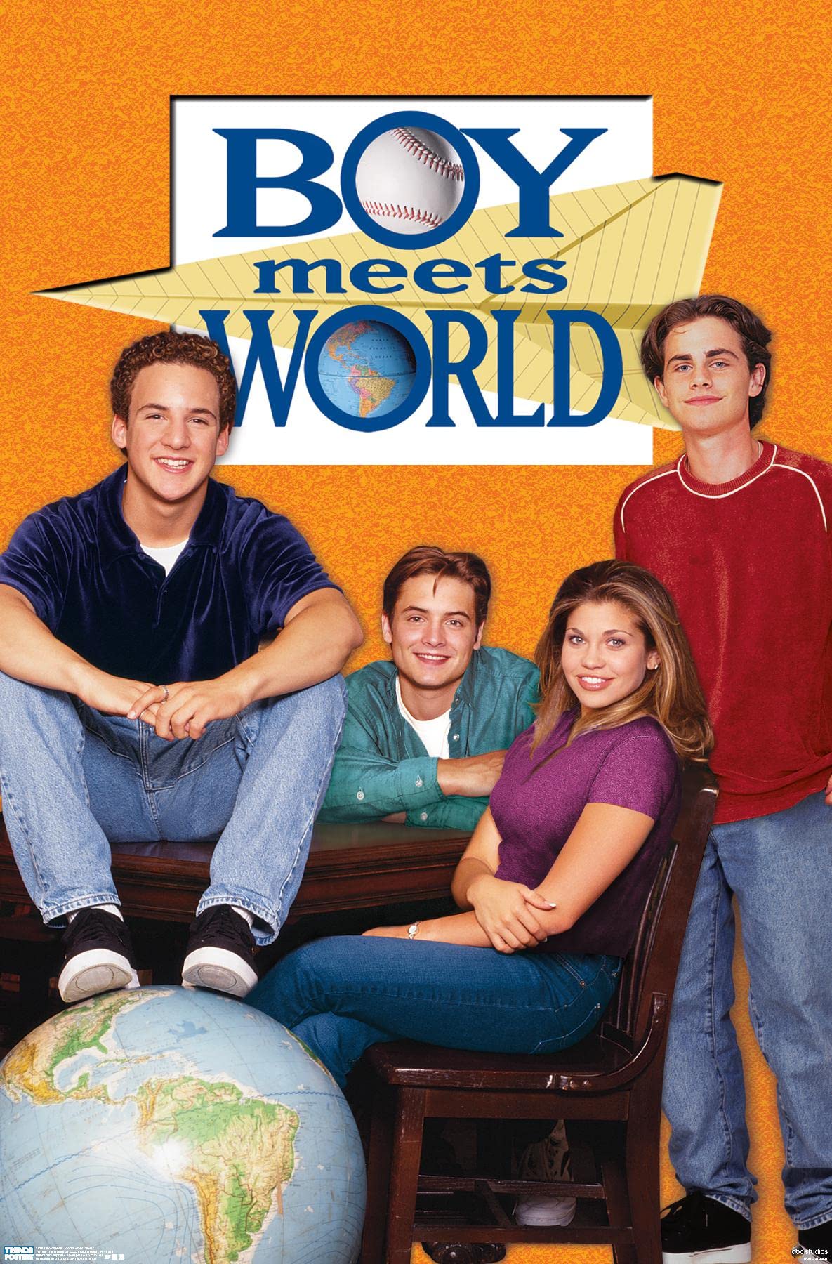Boy Meets World - One Sheet Wall Poster, 22.4L" x 14.7W", Premium Unframed Version