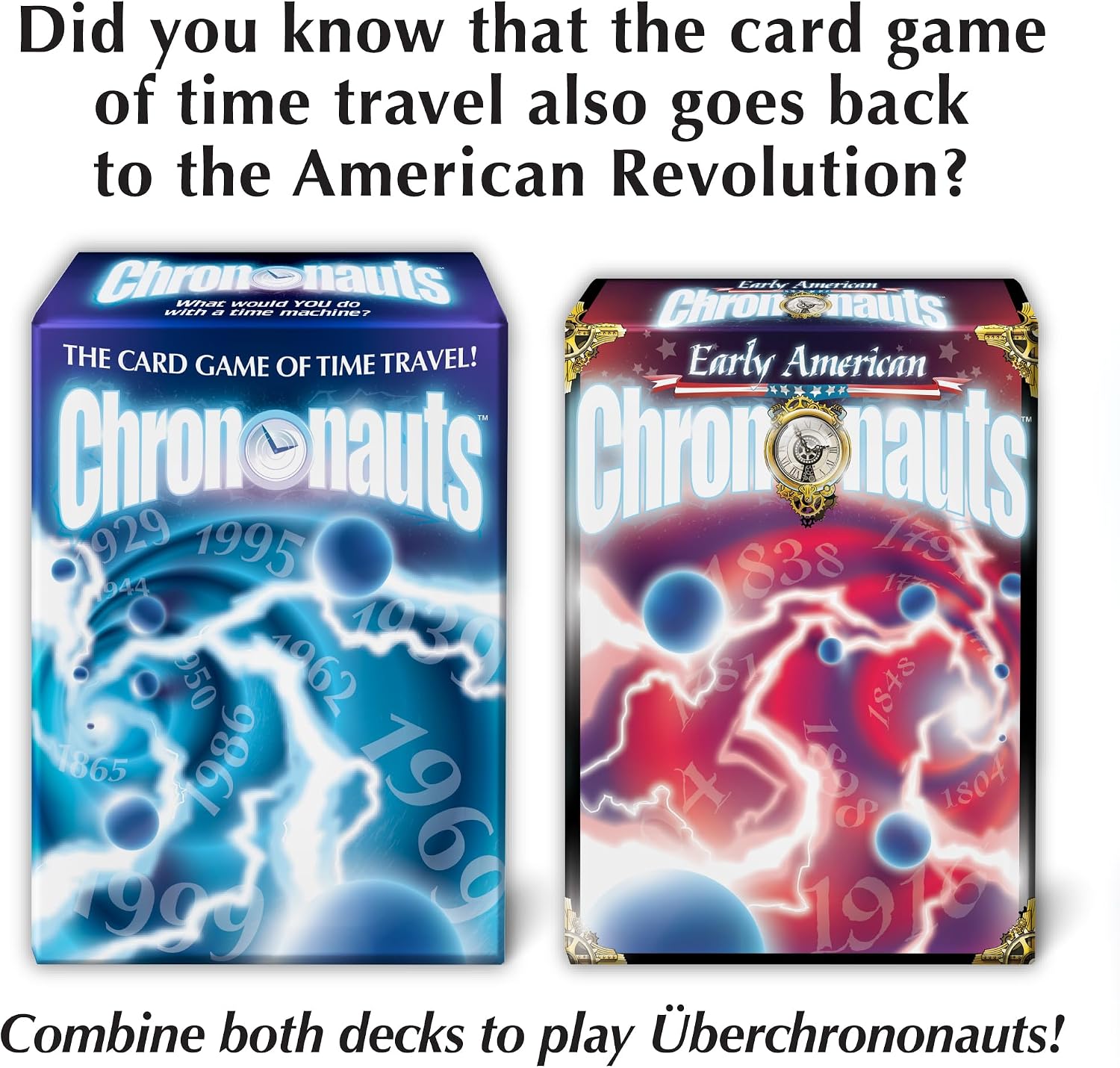 Looney Labs Chrononauts Card Game - Time-Travel Adventure for 1-6 Players