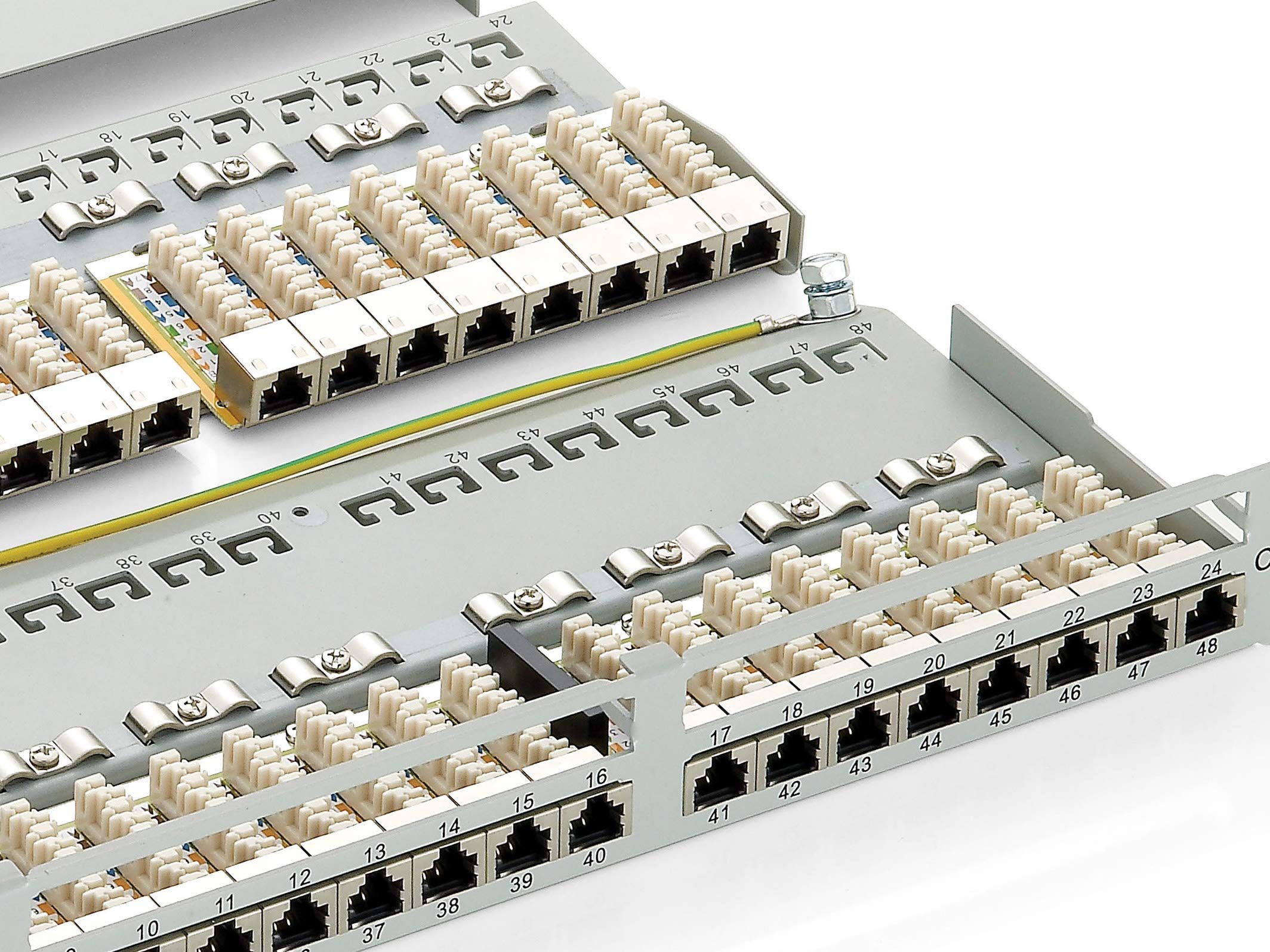 Equip Patch Panel 19 - Tablero de conexiones, color plateado