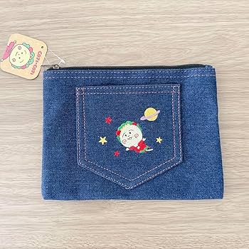 Amazon.co.jp: タグ付 コジコジ デニムポーチ フラットポーチ