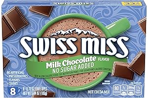 Milk Chocolate Flavor No Sugar Added Hot Cocoa Mix