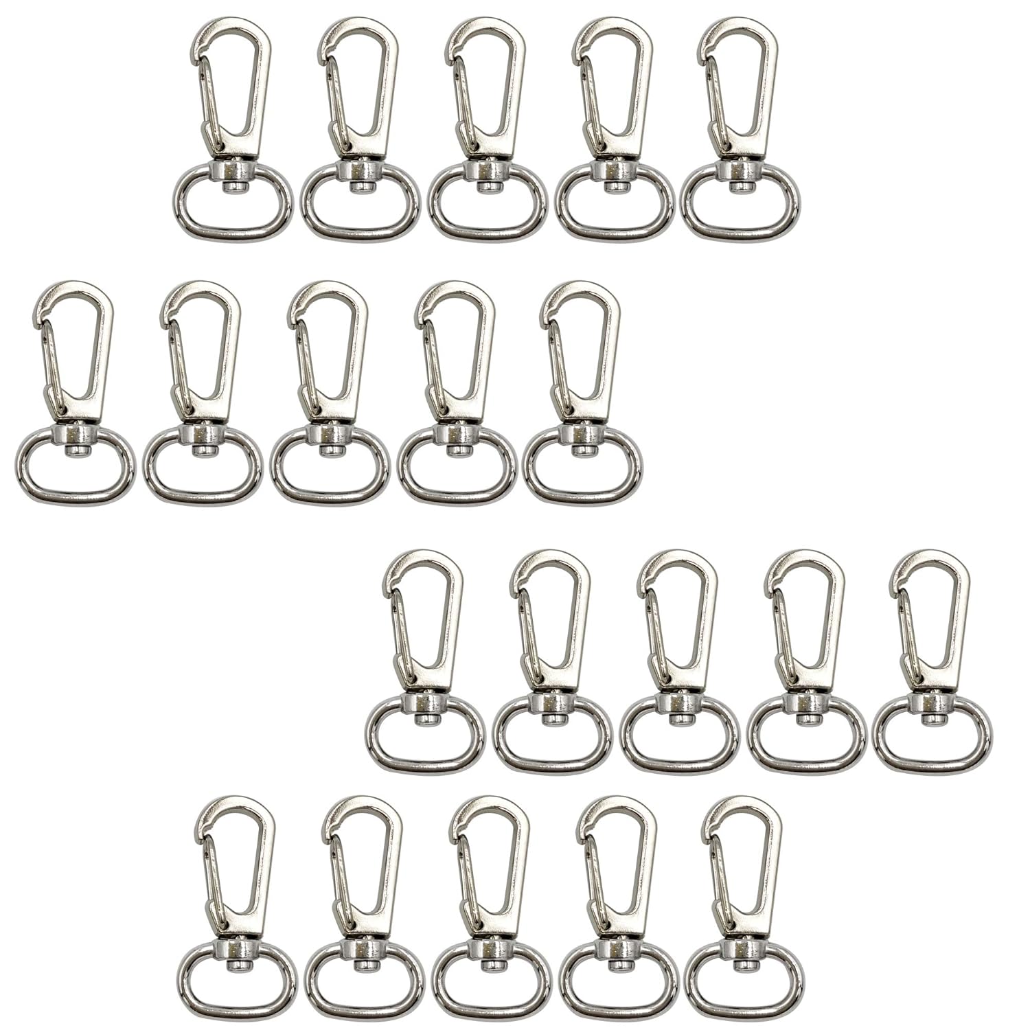 Key Chain Hooks for Key Ring DIY Clip Lanyard Snap and Sewing Projects