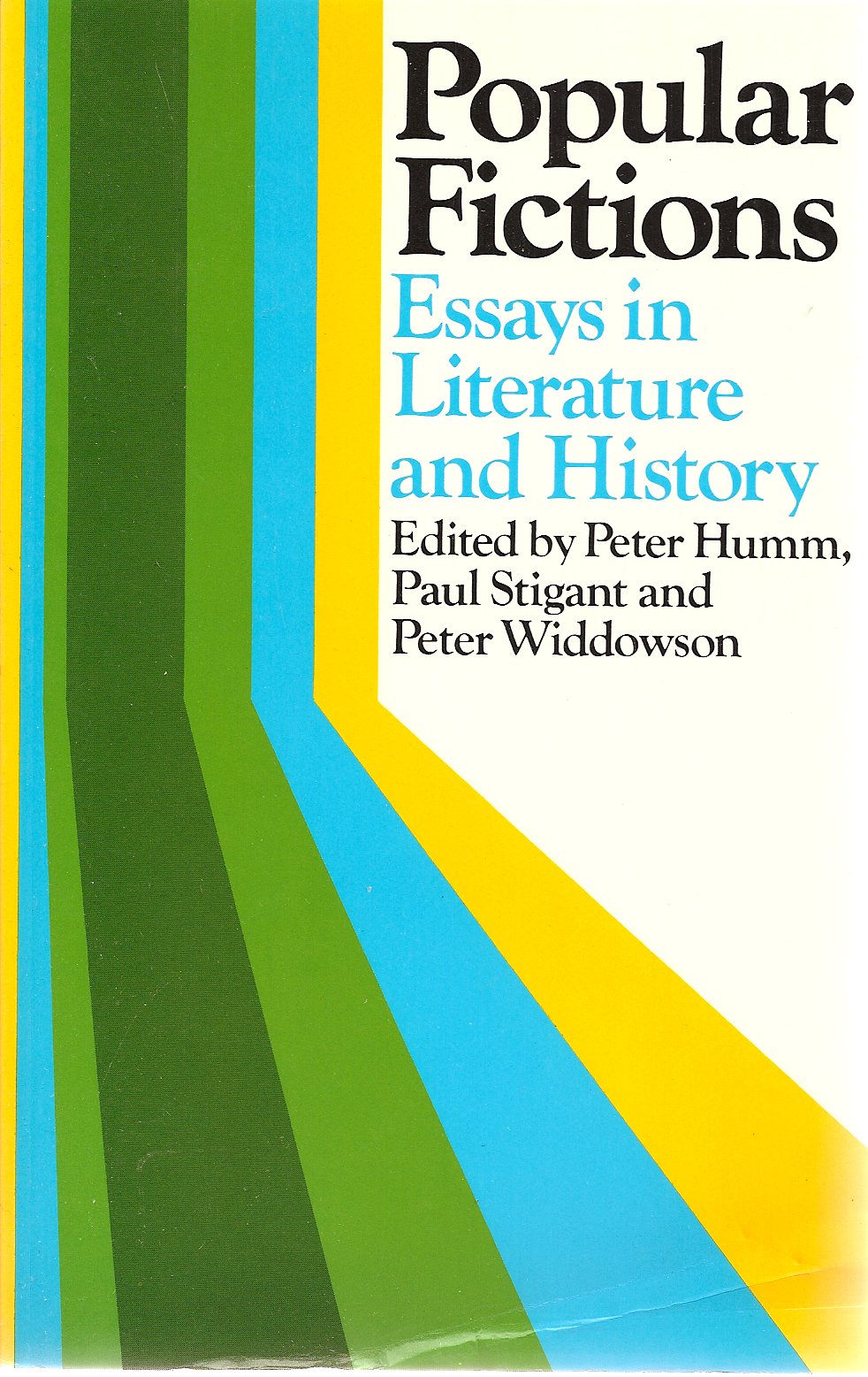 Cover of Popular Fiction: Essays in Literature and History
