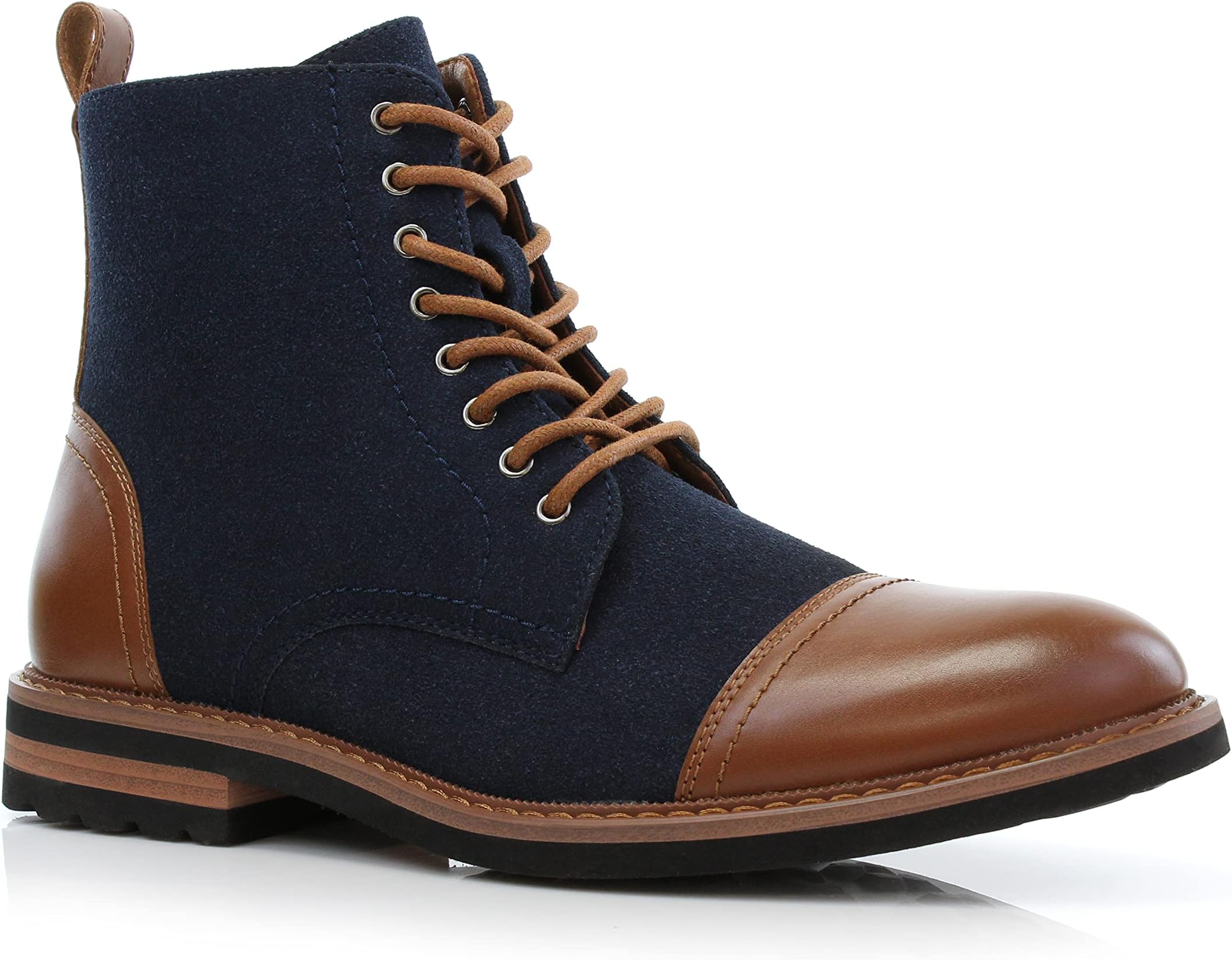 brown mens dress boots