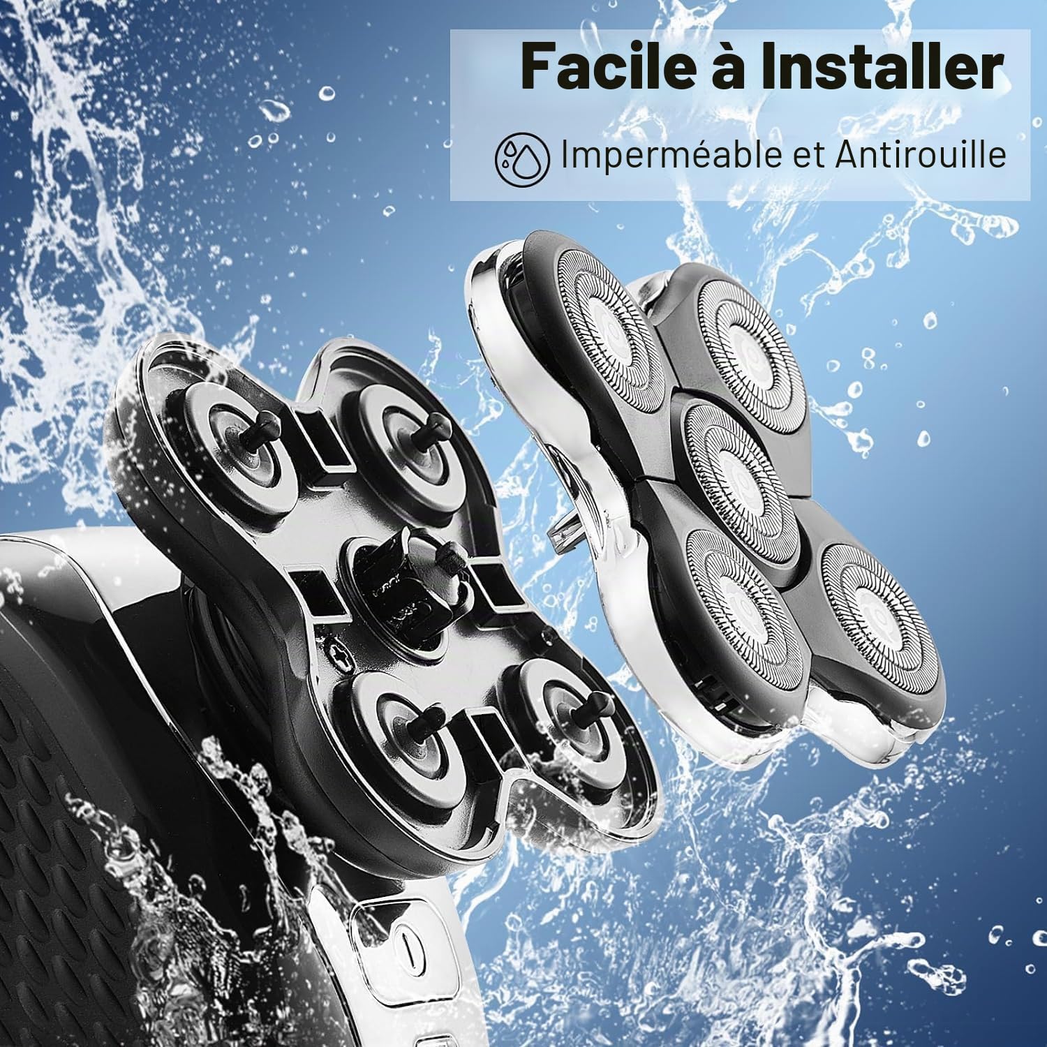 Lot de 2 têtes de rechange pour rasoir électrique Remington Balder RX5/XR7000/XR1500 Ultimate