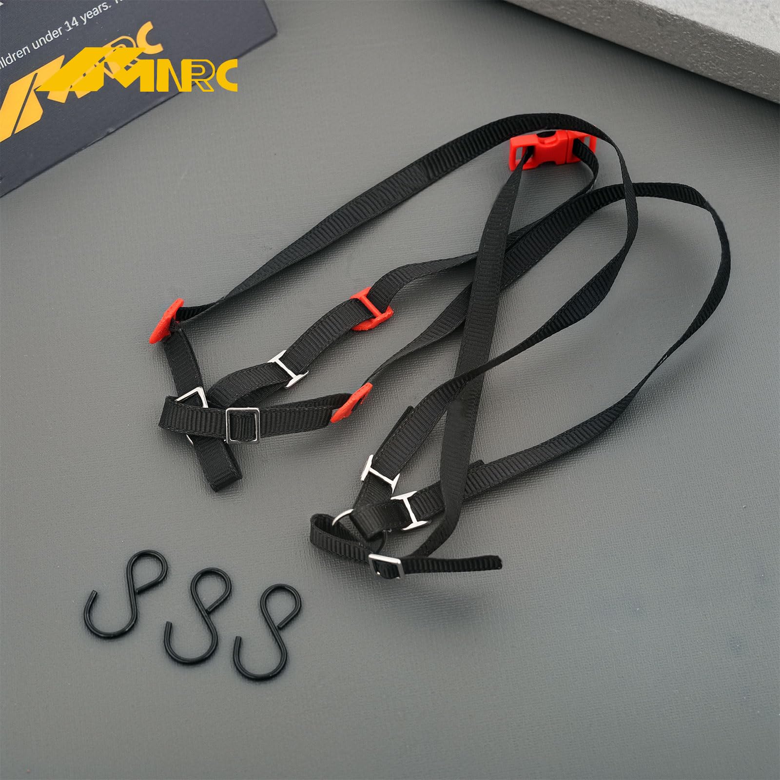 NMNRC Y Strap for RC Car Spare Tire for 1/10 1/5 1/7 1/8 Arrma Senton Kraton Outcst Axial SCX10 II III TRX4 TRX6 Losi Redcat Gen7 Gen8 Series RC Car