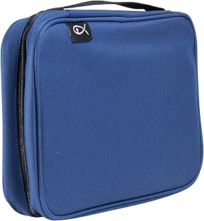 Divinity Boutique Capa Bíblica Basic Navy - Grande (21431) | Serve para Bíblias de até 17,5 x 24,7 x 5,7 cm
