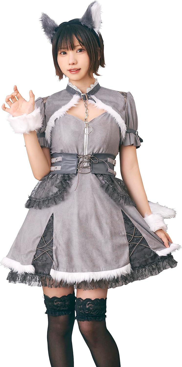 クリアストーン(Clearstone) ダスティコンフィ コスプレ ハロウィン ウルフ レディース グレー クリアストーン(Clearstone) ダスティコンフィ コスプレ ハロウィン ウルフ レディース グレー