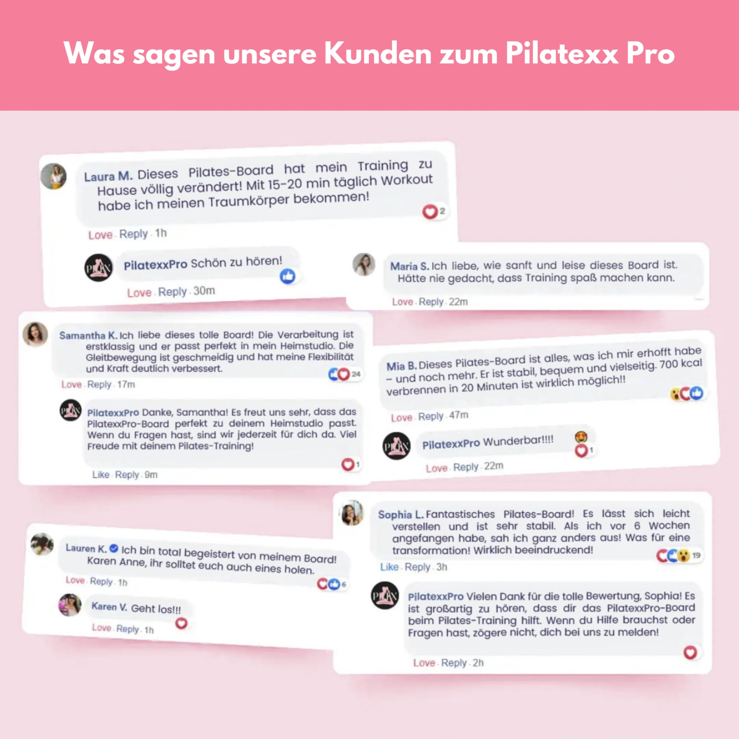 Pro - Faltbarer Pilates Reformer inkl. Videobibliothek (50+ Übungen) & Trainingspläne - 6 in 1 Komplettset – gelenkschonendes Ganzkörpertraining