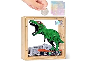 Enchanting Wooden Piggy Bank: A Treasury for Young Savers