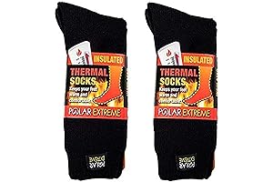 Superior Men’s Thermal Socks Keep Your Feet Warm & Dry — Pack of 2