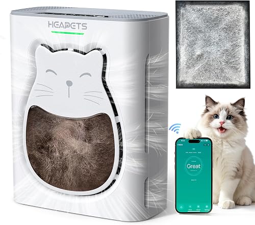 Heapets P365 Pet Air Purifier with H13 HEPA Washable Filter, App Control & Air Quality Monitor for Large Rooms 2200 Sq Ft Heapets P365 Pet Air Purifier with H13 HEPA Washable Filter, App Control & Air Quality Monitor for Large Rooms 2200 Sq Ft