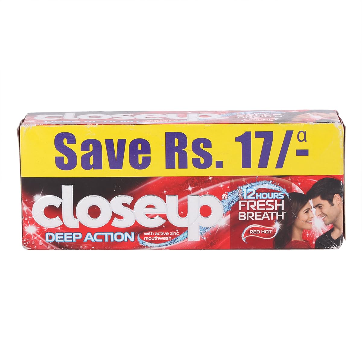 Closeup Tooth Paste - Deep Action Red Hot, 300G Tube, Plaque Removal