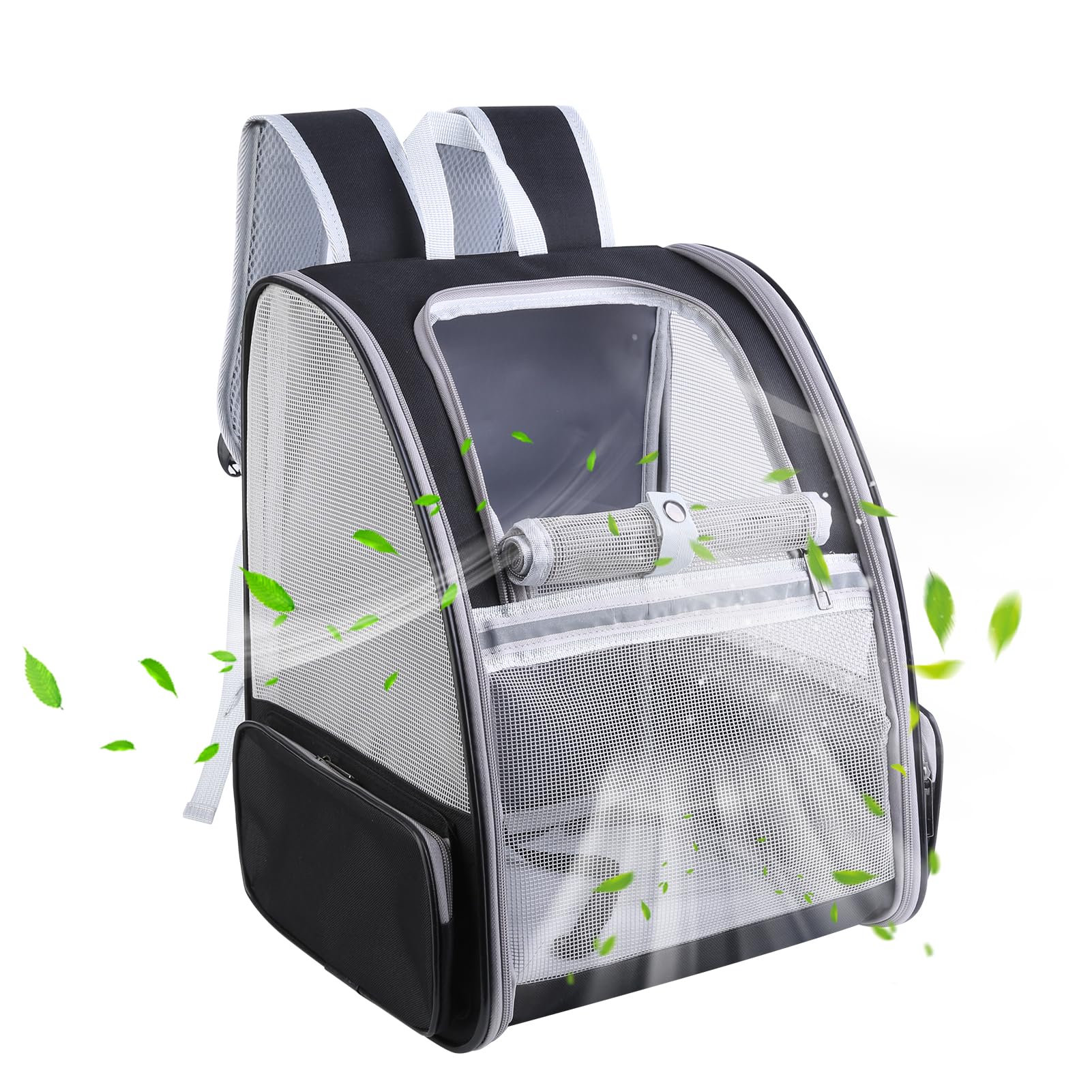 Inspack Cat Carrier, Dog Cat Backpack Carrier for Small Dog Cat, Traveler Bubble Backpack Dog Cat Bag, Breathable Cat Travel Bag Carrier, Foldable Wide View Pet Carriers Backpacks for Hiking, Outdoor