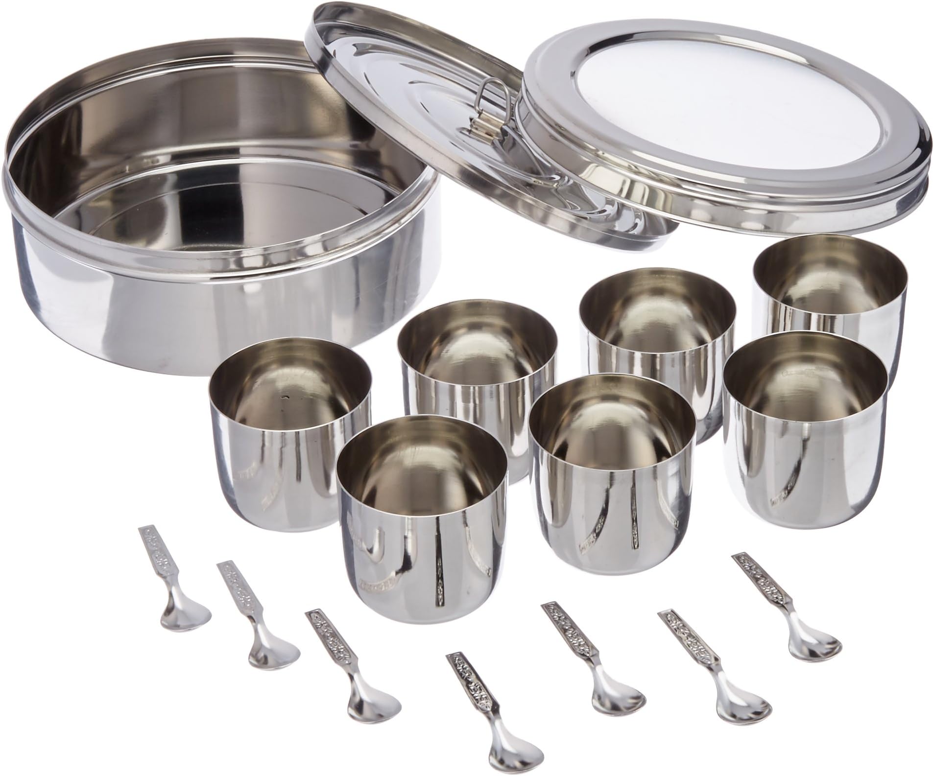 Tabakh MD-SS Storage Containers, None, Silver