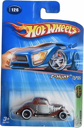 Hot Wheels '34 - Coche de 3 ventanas, fundido, coleccionable, unisex, 3 pulgadas