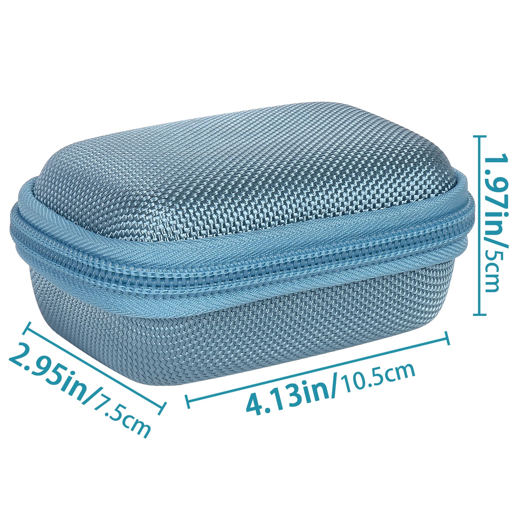 Khanka Zamienny twardy futerał do ładowarki anker Nano Power Bank 5000 mAh, pokrowiec ochronny do Khanka 5000 mAh, 22,5 W/12 W (niebieski, tylko obudowa)