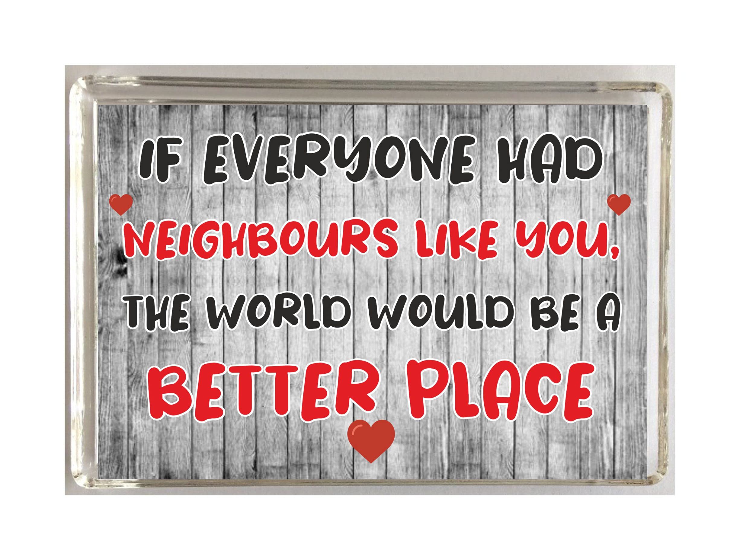 'Clare's Cosmetics' Nice Gift For Neighbours – The World Would Be A Better Place – Fridge Magnet - Novelty Present