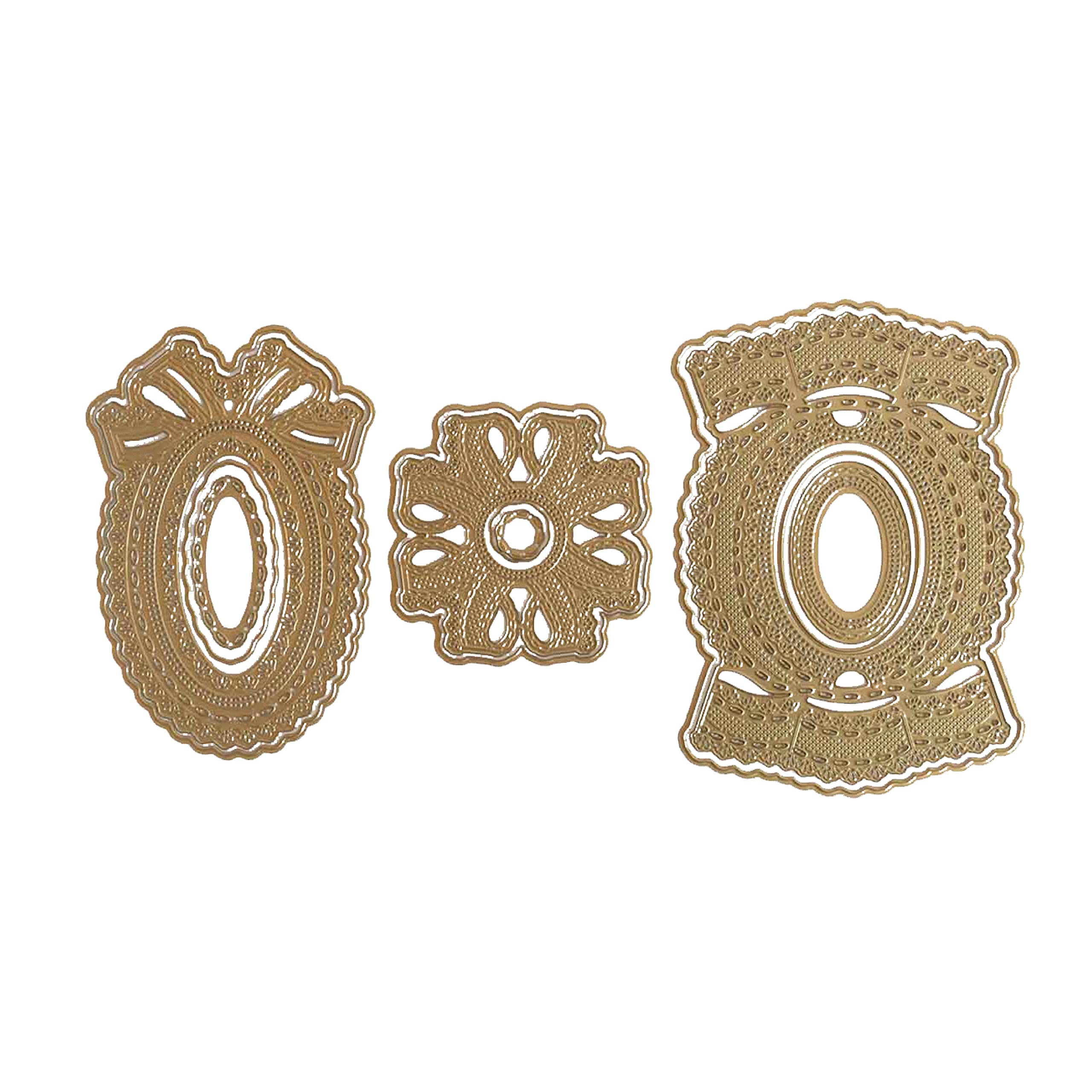 Anna Griffin3D Ribbon Edge Layer Dies - 12pcs Metal Cutting Dies for Paper Crafting, Scrapbooking & Card Making, Create Birthday, Wedding & Greeting Cards with Elegant 3D Designs, 5"x7"