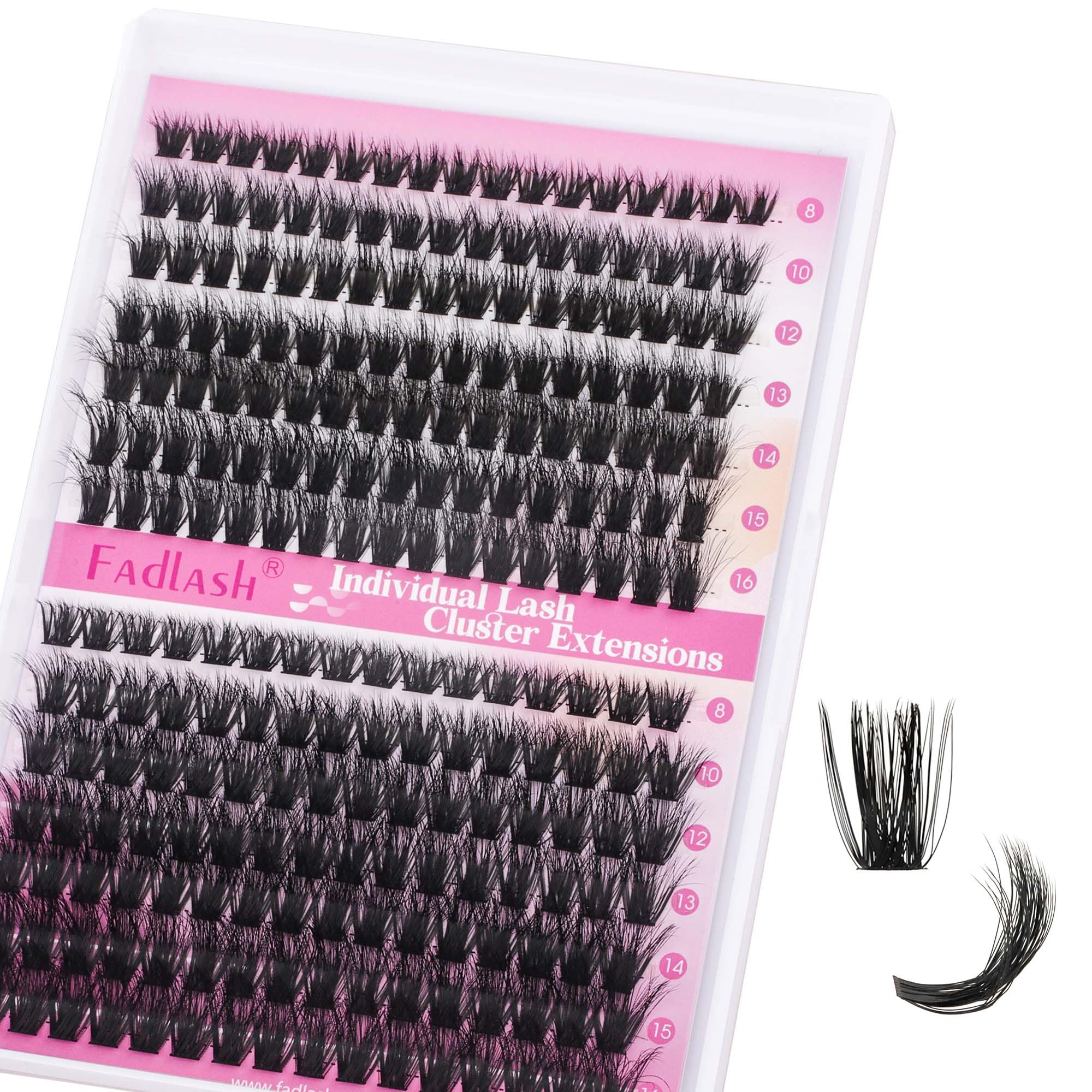 FADLASH Lash 120pcs 0.07mm D Curl 8-16mm 40D Mixed Trays Customizable DIY Eyelash Extensions for Beginners — view 52