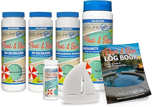 LeisureQuip Pool & Spa Chemical Balancer Maintenance Kit with Test