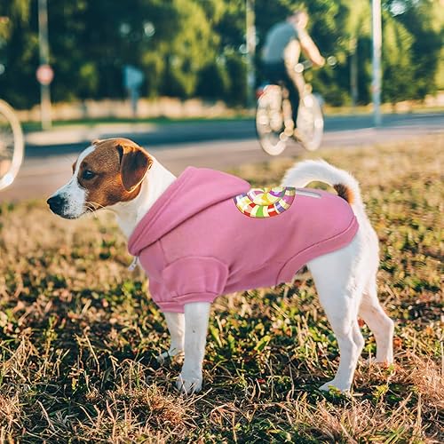 Miniatura 7 de Atdesk Sudadera personalizada con capucha para perro, sudadera de forro polar con capucha para perro, suéter cálido para mascotas, abrigo de gato