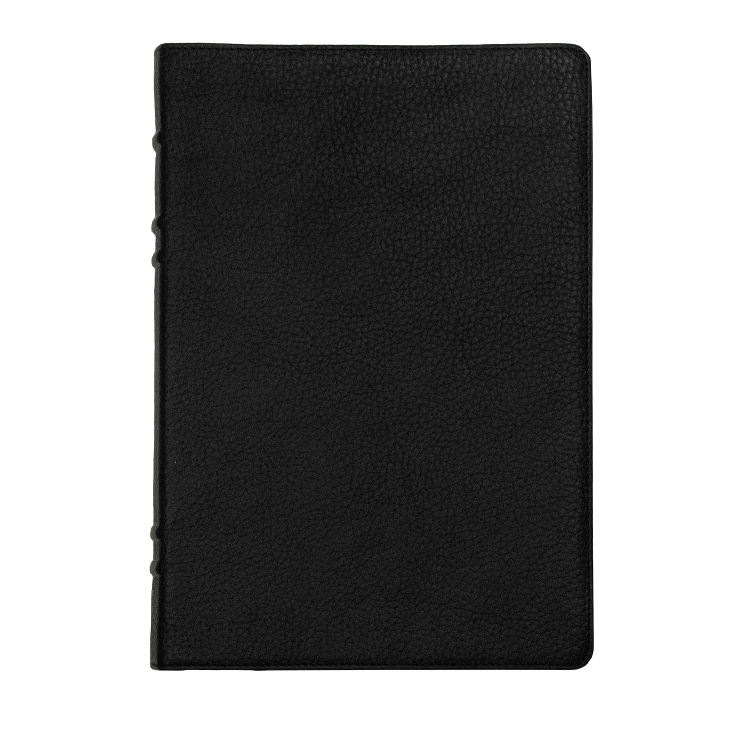 LSB Holy Bible, Large Print, Black Premium Genuine Leather (Cowhide), Thumb Index Edition: Legacy Standard Bible with Inside Column Cross References, 40 GSM paper, 2 Ribbon Markers, & Gold Page Edges