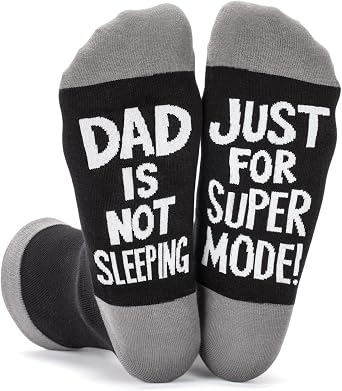 Novelty Father Socks for Men Funny Silly Socks for Dad