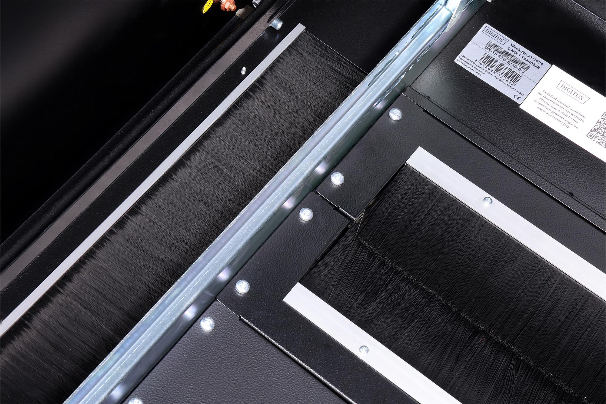 Digitus DN1942U810B Armadio 42 Unità Linea Professionale mm. 2020 X800 X 1000, Nero Ral 9005
