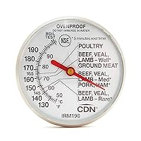 Vista 2 de CDN IRM200-Glow Proaccurate Carne/Aves de corral termómetro a prueba de horno-NSF Certificado, Carne/Ave, Plateado