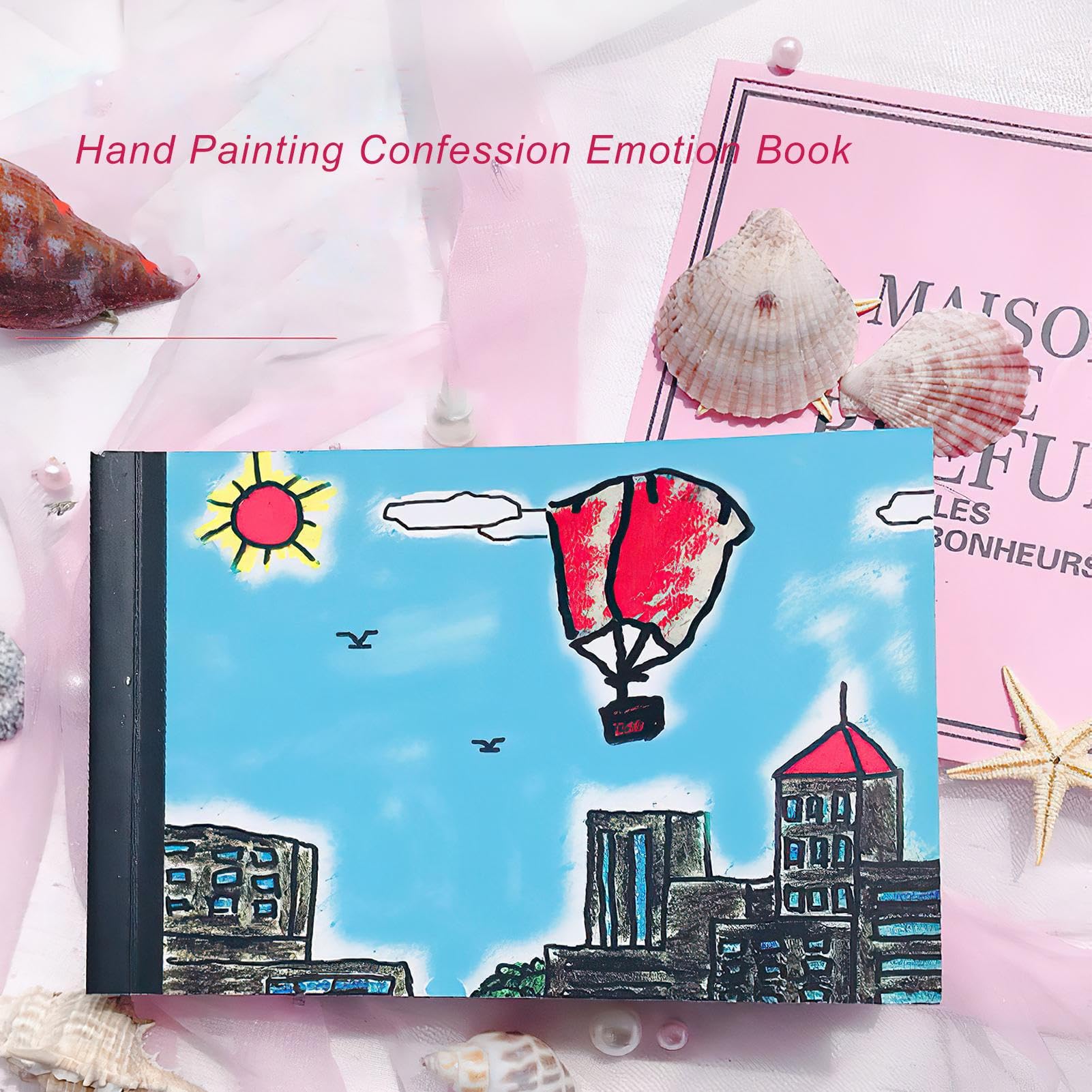 HAMIL Livre Proposition créative Animation flipss Bricolage avec Trou 126 Pages Bague cachée Cadeau fiançailles