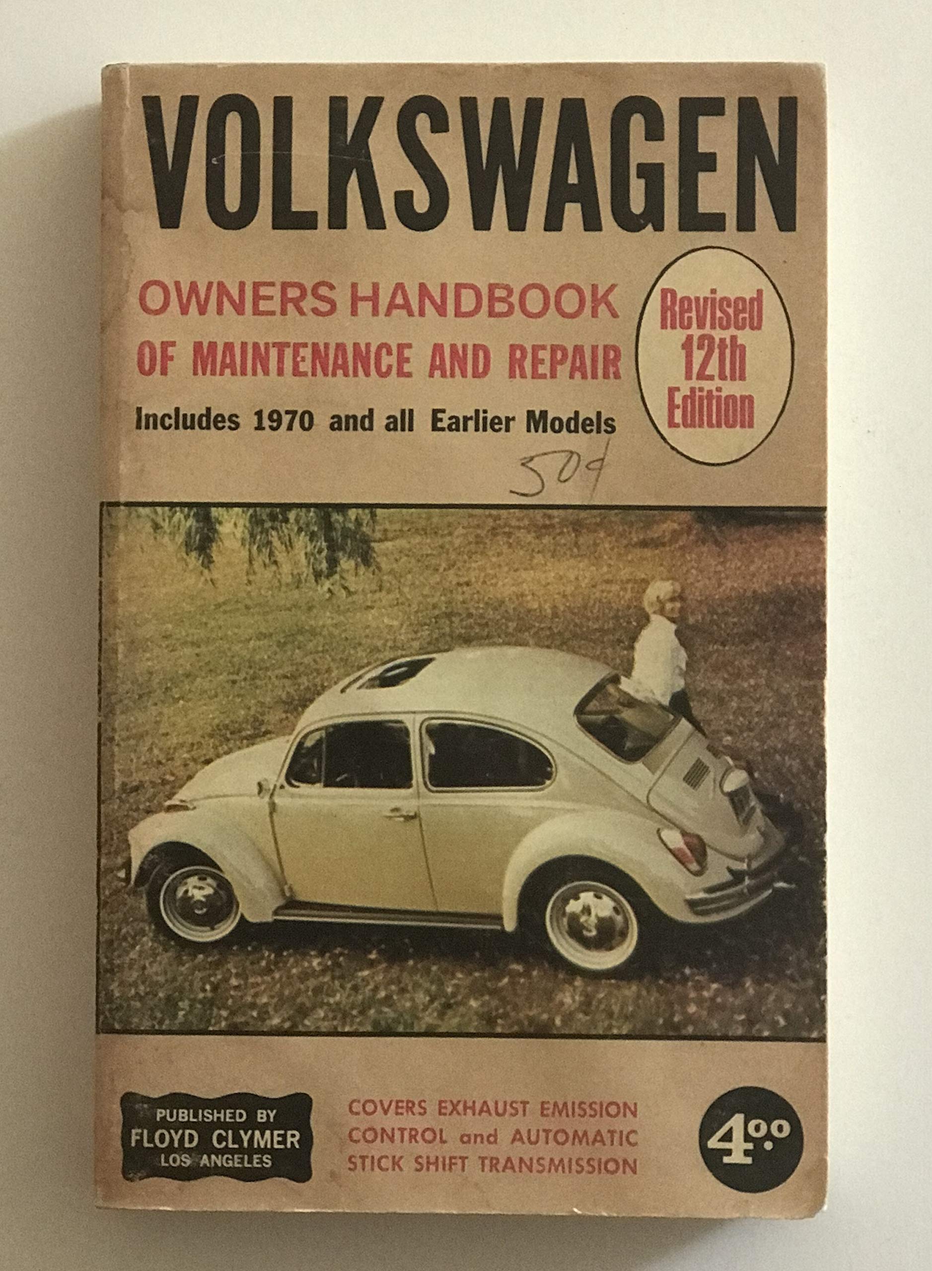 Clymer Owner's Handbook of Maintenance and Repair Volkswagen 1953-1970