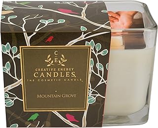 Lotion Candle - Mountain Grove Scented Massage Candles for Self Care, 10 Oz. Soy Wax Candle with Essential Oil Blends, Coconut Oil, and Vitamin E, 55 Hour Burn Time