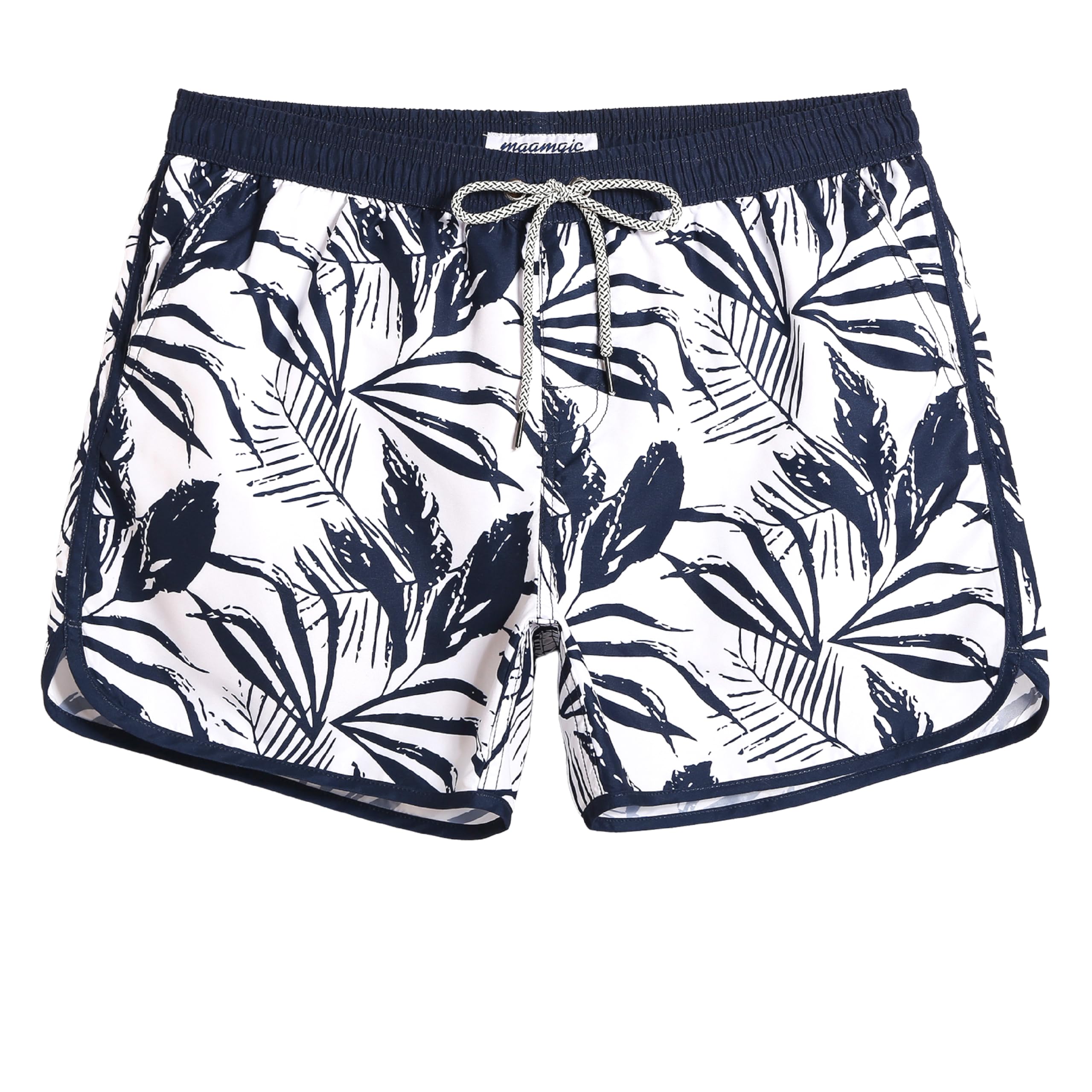MaaMgic Bañador Hombre de Natación Secado Rápido Interior de Malla Pantalones Cortos d'Aire Vintage 80s 90s — view 33