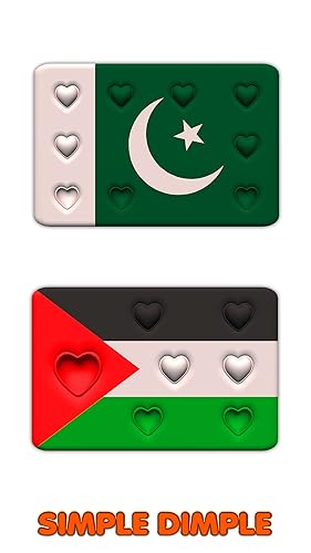 Pop It Flags 3D - DIY Antistress Calming Game