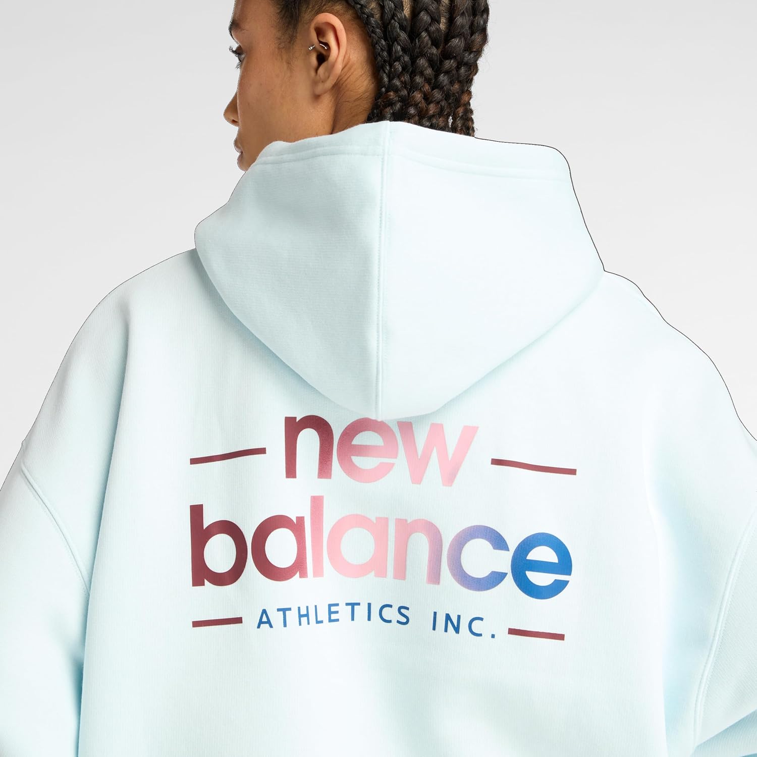 New Balance womens Reimagined Fleece Oversized Hoodie - Image 4