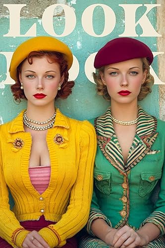 1940s French Retro Fashion AI Portraits of Elegant Women LookBook