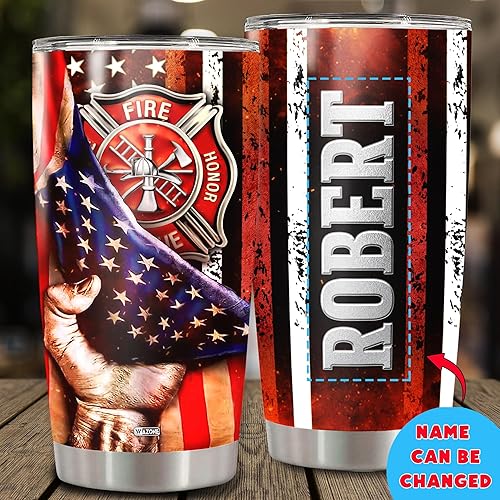 Vista 68 de WAZONE Vaso de café personalizado con nombre personalizado, taza de viaje de acero inoxidable con aislamiento de 20 onzas, 30 onzas, regalos