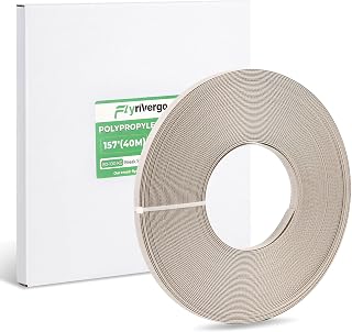 5/8" x 157'(40m) Polypropylene (PP) Strapping Coil, 100Kg Break Strength, Come with Сardboard Self-Dispenced Box