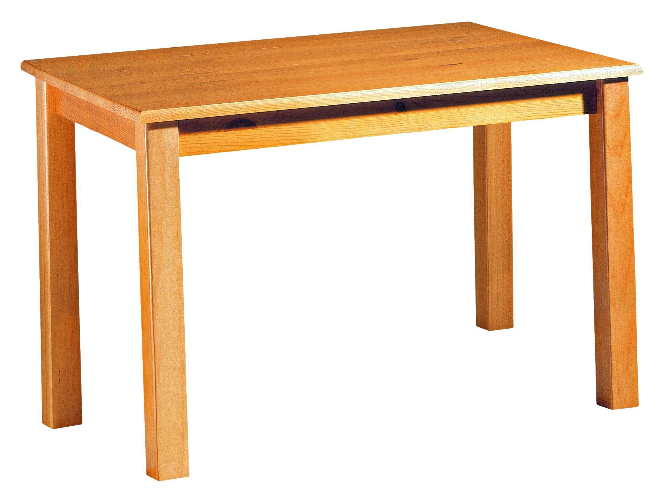 Moblit Mesa Fija Realizada en Madera de Pino Maciza Color Miel Serie Canet Medidas (73x120x80) cm (AltoxAnchoxFondo) Robusta y Duradera